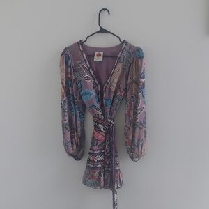 FARM Rio Multicolor Floral Mini Dress